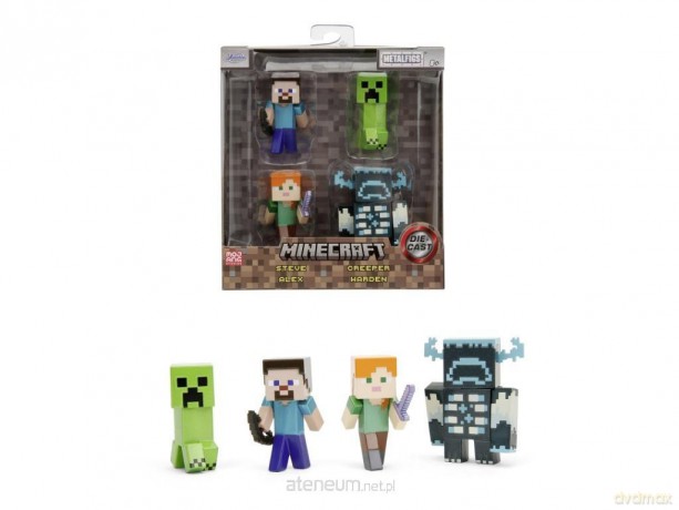 Jada Minecraft 4-pak metal figurek 6,5cm [FIGURKA]