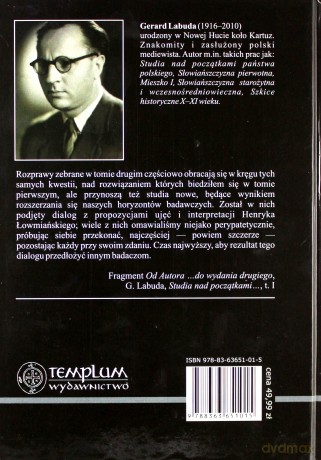 Studia nad początkami państwa polskiego. Tom II [KSIĄŻKA]