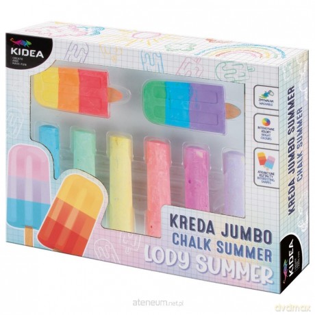 Kreda jumbo lody summer 8 elementów