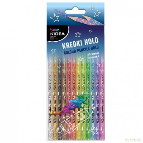 Kredki Holo 12 kolorów