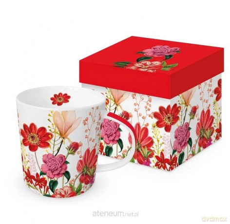 Kubek porcelanowy Kwiaty 350ml