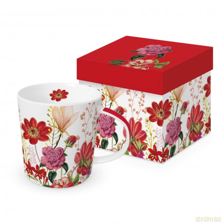 Kubek porcelanowy Kwiaty 350ml