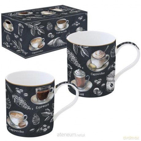Kubek porcelanowy w ozdobnym pudełku 350ml 2szt