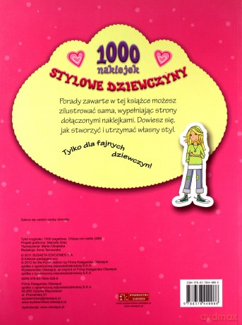 Stylowe dziewczyny. 1000 naklejek [KSIĄŻKA]