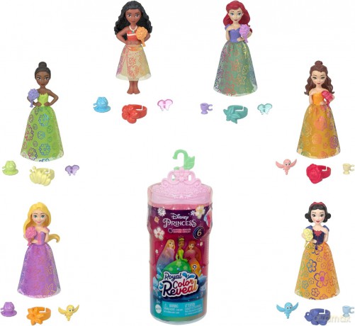Laleczka Color Reveal Disney kcięzniczka mix