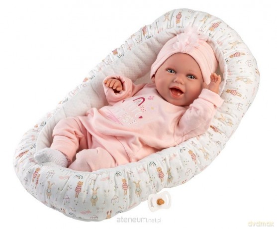 Lalka bobas Mimi śmiejąca się z kokonem 42cm