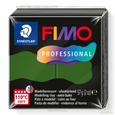 Masa termoutwardzalna Fimo 57g zieleń liści