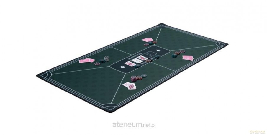 Mata do pokera zielona 118x59cm [GRA]