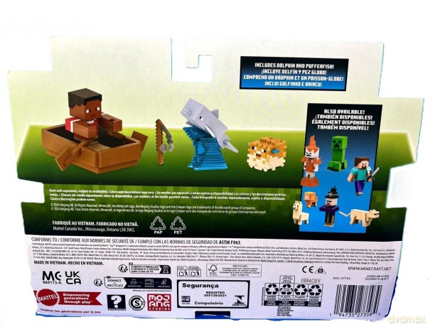 Minecraft Figurki podstawowe 2-pak JCN50 [FIGURKA]