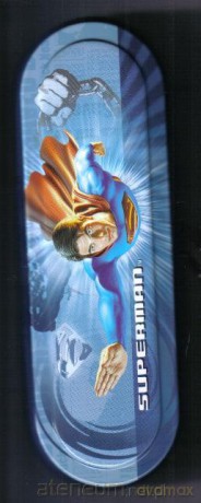 Superman Etui metalowe z suwakiem [SZKOŁA]