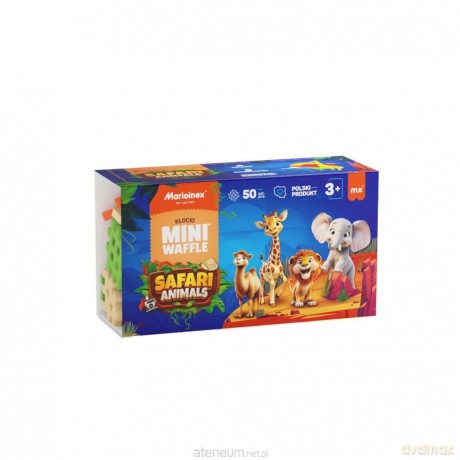 Mini Waffle 50el Animals Safari [KLOCKI]