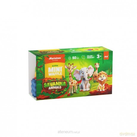 Mini Waffle 50el Animals Sawanna [KLOCKI]