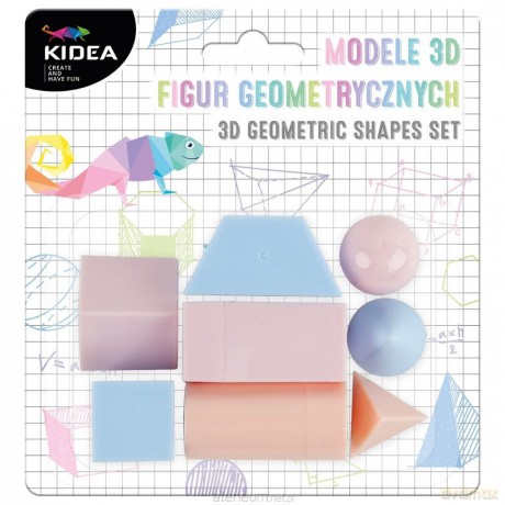 Modele 3D figur geometrycznych A
