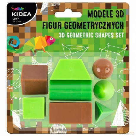 Modele 3D figur geometrycznych B