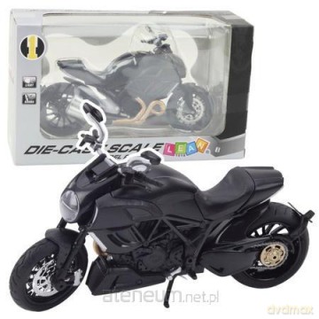 Motocykl metalowy ze światłem i dźwiękiem 1:12
