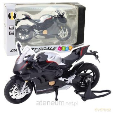 Motocykl metalowy ze światłem i dźwiękiem 1:12