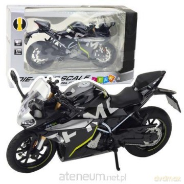 Motocykl metalowy ze światłem i dźwiękiem 1:12