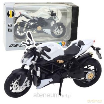 Motocykl metalowy ze światłem i dźwiękiem 1:12