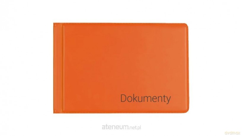 Okładka na dokumenty małe orange
