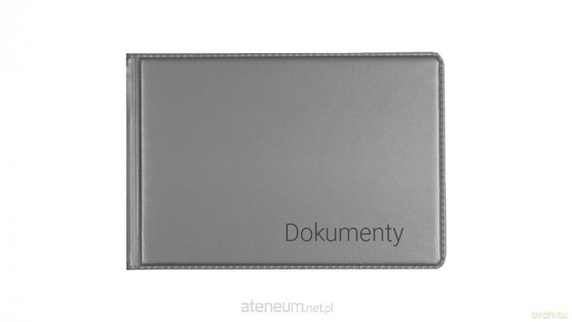 Okładka na dokumenty małe silver