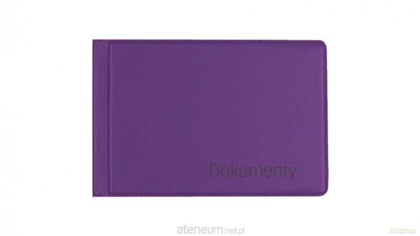 Okładka na dokumenty małe violet