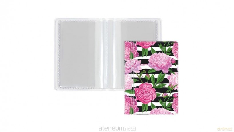 Okładka na dokumenty mini peony
