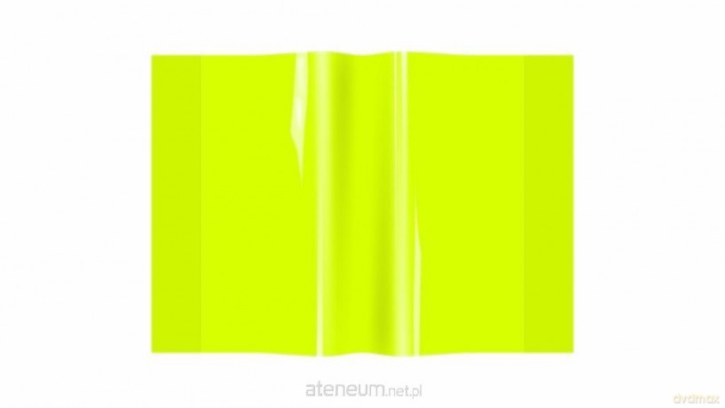 Okładka zeszytowa A4 PVC neon żółty (10szt)