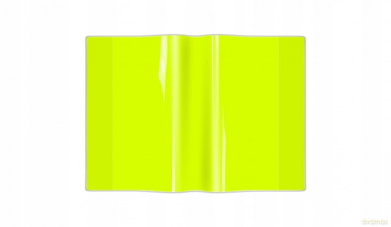 Okładka zeszytowa A4 PVC neon żółty (10szt)