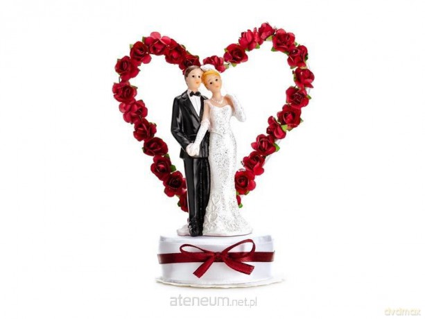 Para Młoda biały i bordo 16cm [FIGURKA]