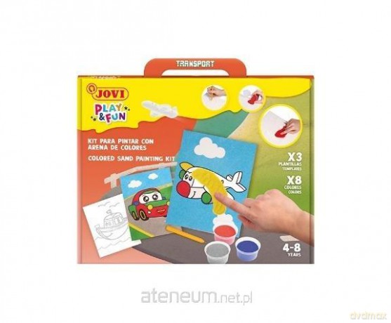 Play&Fun Malowanie piaskiem - Pojazdy
