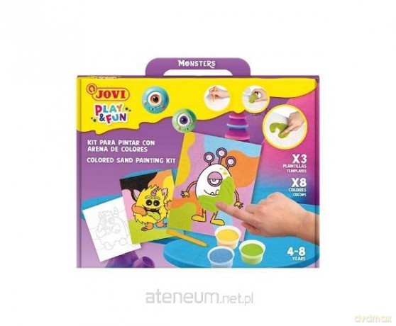 Play&Fun Malowanie piaskiem - Stwory