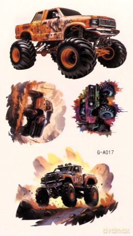 Tatuaże monster truck MIX