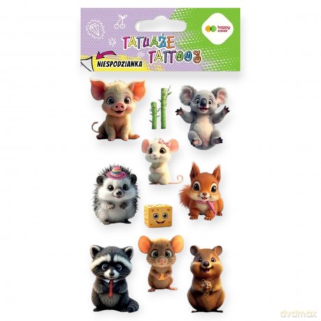 Tatuaże zmywalne Cute Animals