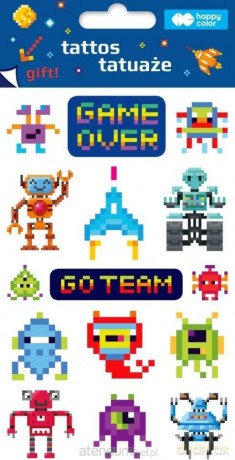 Tatuaże zmywalne Pixi Planet