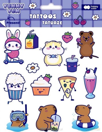 Tatuaże zmywalne Yummy Yum