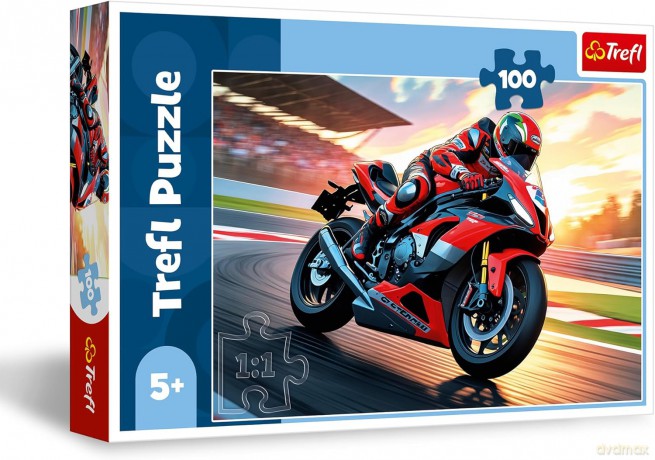 TREFL 100 el. Szybki motocykl [PUZZLE]