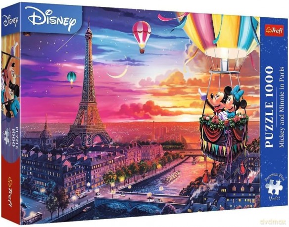 TREFL 1000 el. Mickey i Minnie w Paryżu [PUZZLE]