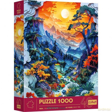 TREFL 1000 el. Paper Art: Dolina [PUZZLE]