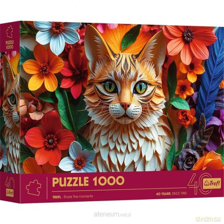 TREFL 1000 el. Paper Art: Kot [PUZZLE]
