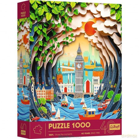 TREFL 1000 el. Paper Art: Londyn [PUZZLE]
