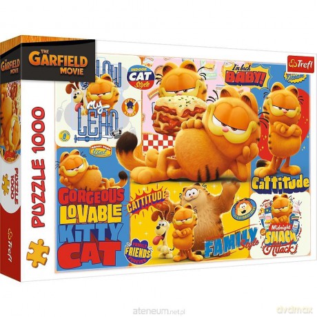 TREFL 1000 el. Przygody Garfielda [PUZZLE]