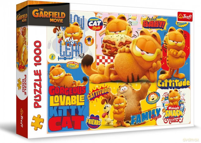 TREFL 1000 el. Przygody Garfielda [PUZZLE]