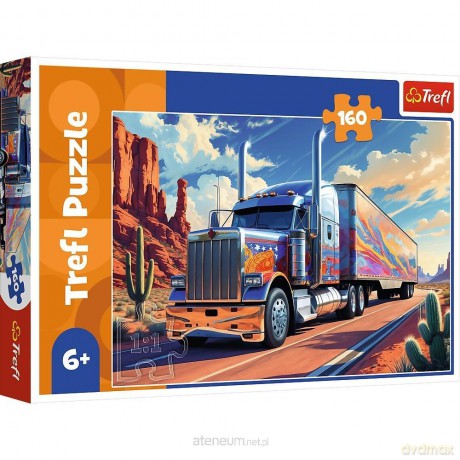 TREFL 160 el. Ciężarówka w trasie [PUZZLE]