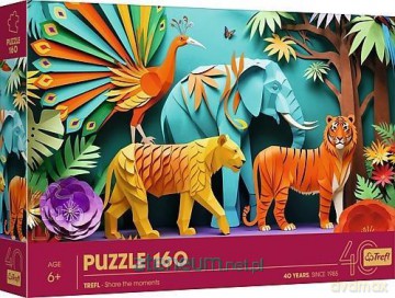 TREFL 160 el. Paper Art: Dżungla [PUZZLE]