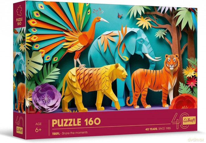TREFL 160 el. Paper Art: Dżungla [PUZZLE]