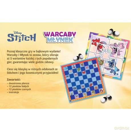 Warcaby i Młynek Lilo&Stitch [GRA]