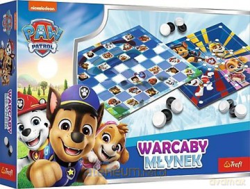 Warcaby i Młynek Paw Patrol [GRA]