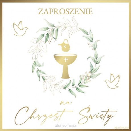 Zaproszenie Chrzest (10szt)