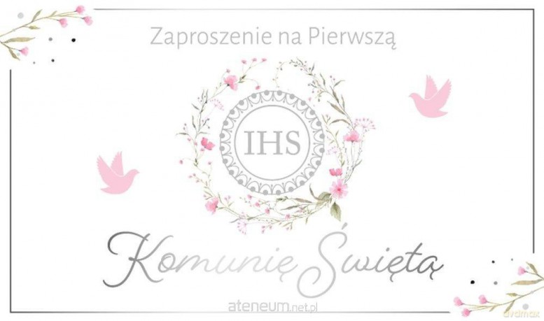 Zaproszenie Komunia (10szt)