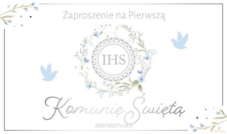 Zaproszenie Komunia (10szt)